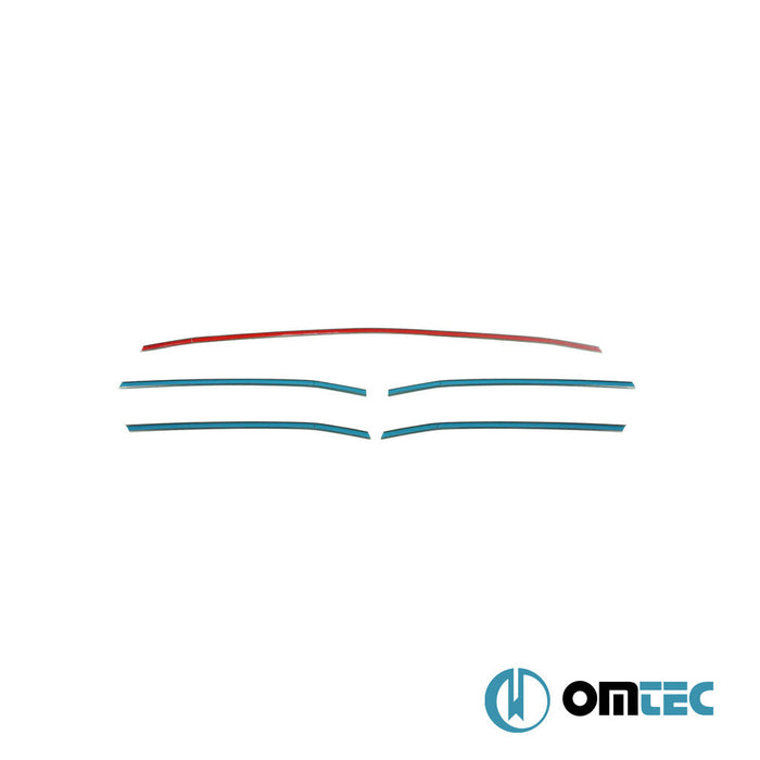 Ön Panjur 5 Prç. P.Çelik (Parlak) (Dar) - Mercedes - Benz Sprinter - VAN W907 - (2018 - )