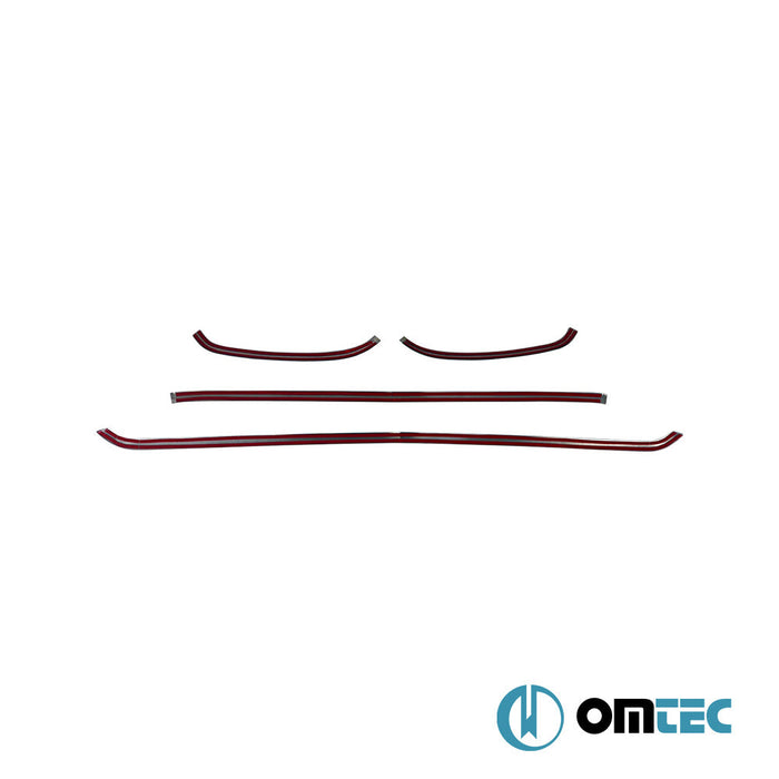 Ön Panjur Çerçevesi 4 Prç. P.Çelik (Siyah) - Mercedes - Benz Sprinter - VAN W907 - (2018 - )