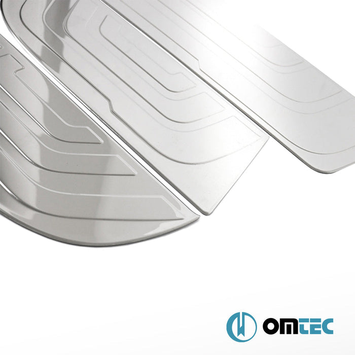 Norm Kapı Eşiği (75cm) 3 Prç. Paslanmaz Çelik - Mercedes - Benz Sprinter - VAN W907 - (2018 - )