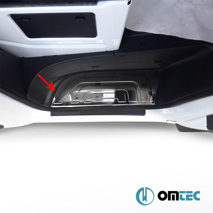 Norm Kapı Eşiği 4 Prç. Paslanmaz Çelik (90cm - Çift Sürgülü) - Mercedes - Benz Sprinter - VAN W907 - (2018 - )