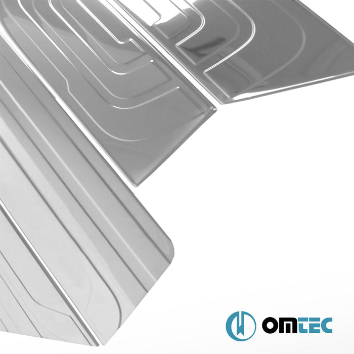 Norm Kapı Eşiği 4 Prç. Paslanmaz Çelik (90cm - Çift Sürgülü) - Mercedes - Benz Sprinter - VAN W907 - (2018 - )