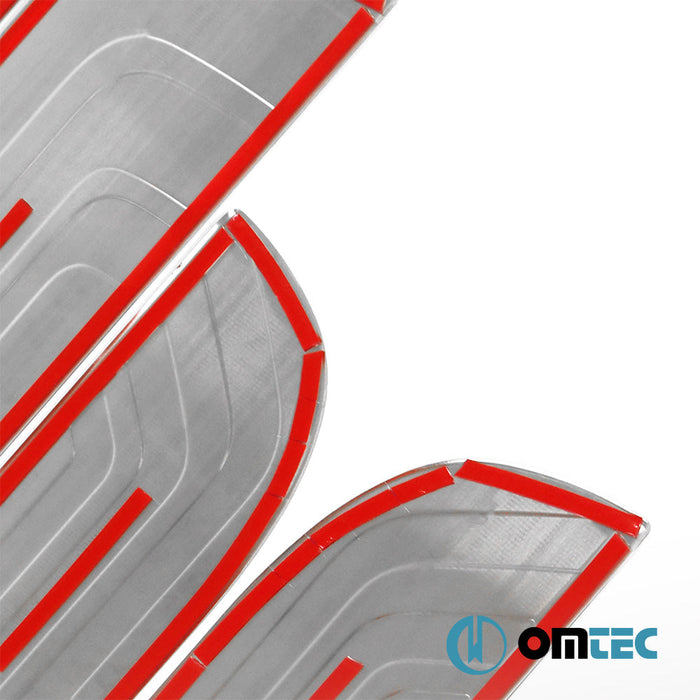 Norm Kapı Eşiği 4 Prç. Paslanmaz Çelik (60cm - Çift Sürgülü) - Mercedes - Benz Sprinter - VAN W907 - (2018 - )