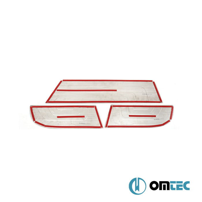 Norm Kapı Eşiği 3 Prç. Paslanmaz Çelik (90cm - RHD) - Mercedes - Benz Sprinter - VAN W907 - (2018 - )