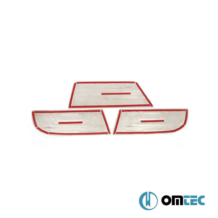 Norm Kapı Eşiği 3 Prç. Paslanmaz Çelik (60cm - RHD) - Mercedes - Benz Sprinter - VAN W907 - (2018 - )