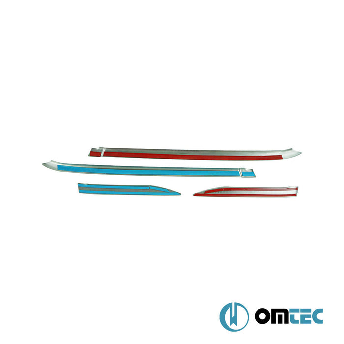 Cam Çıtası 4 Prç. Paslanmaz Çelik (Parlak) - Mercedes - Benz Sprinter - VAN W907 - (2018 - )