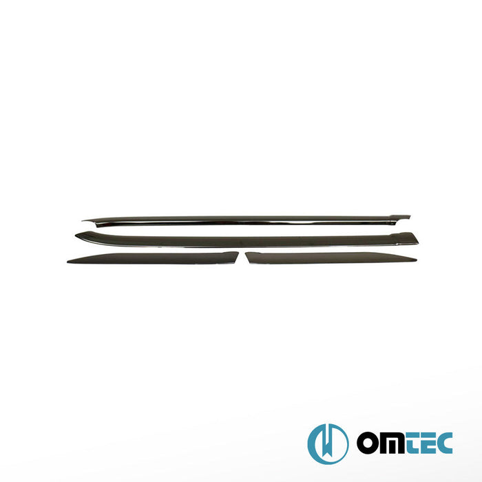 Cam Çıtası 4 Prç. Paslanmaz Çelik (Siyah) - Mercedes - Benz Sprinter - VAN W907 - (2018 - )