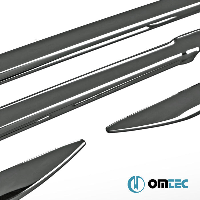 Cam Çıtası 4 Prç. Paslanmaz Çelik (Siyah) - Mercedes - Benz Sprinter - VAN W907 - (2018 - )