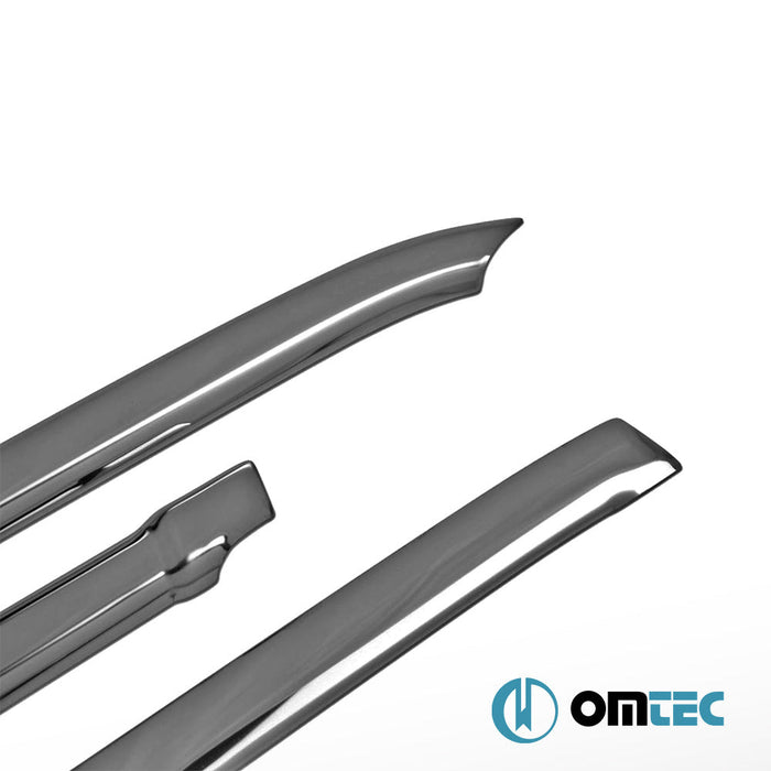 Cam Çıtası 4 Prç. Paslanmaz Çelik (Siyah) - Mercedes - Benz Sprinter - VAN W907 - (2018 - )