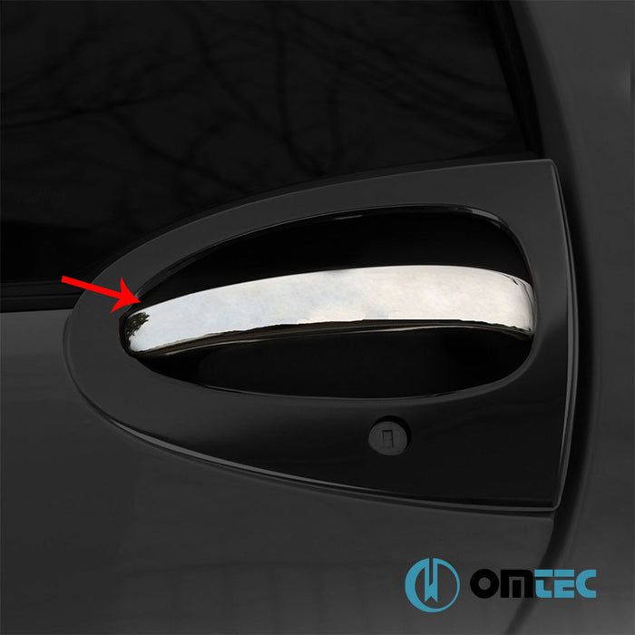 Kapı Kolu 2 Kapı 2 Prç. Paslanmaz Çelik (Parlak) - Mercedes - Benz Smart Fortwo - HB 3D W450 - (1998 - 2007)