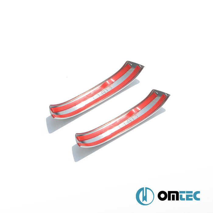 Kapı Kolu 2 Kapı 2 Prç. Paslanmaz Çelik (Parlak) - Mercedes - Benz Smart Fortwo - HB 3D W450 - (1998 - 2007)