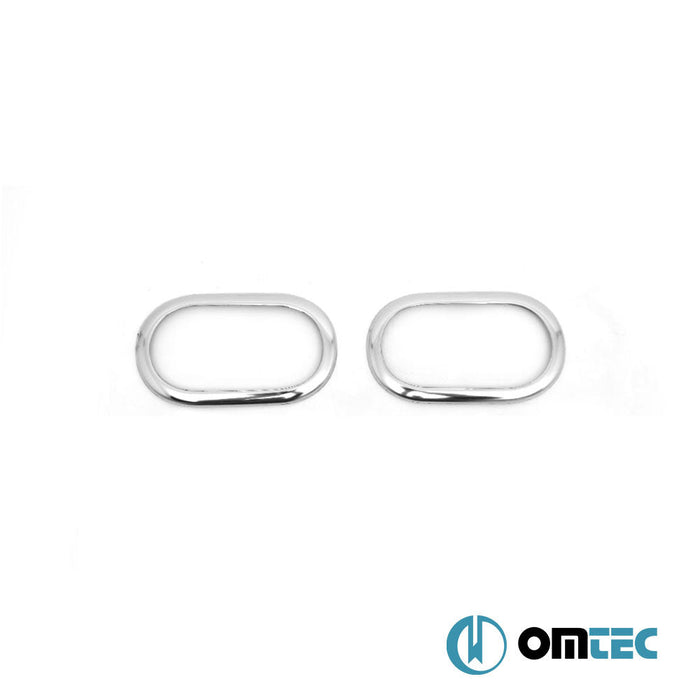 İç Kapı Kolu Çerçevesi 2.Prç. Paslanmaz Çelik (Mat) - Mercedes - Benz Smart Fortwo - HB 3D W453 - (2014 - )