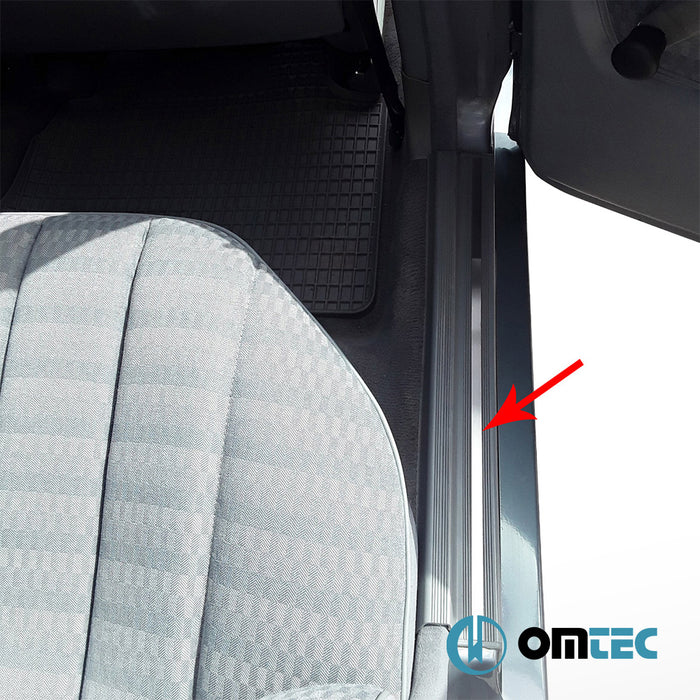 Kapı Eşiği Dekor Çıtası 8 Prç. Paslanmaz Çelik - Mercedes - Benz C - Class - SD W202 - (1993 - 2000)