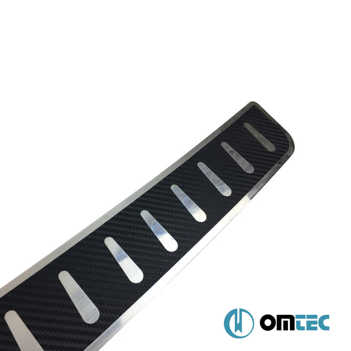 Karbon Folyolu Arka Tampon Eşiği Paslanmaz Çelik - Mercedes - Benz R - Class - MPV W251 - (2006 - 2013)