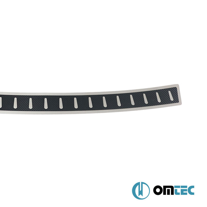 Karbon Folyolu Arka Tampon Eşiği Paslanmaz Çelik - Mini Countryman - SUV F60 - (2017 - )