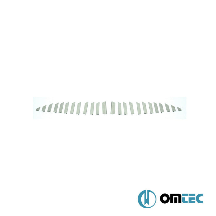 Ön Panjur 24 Prç. P.Çelik (Parlak) - Mitsubishi Colt Vi - HB 5D Z30 PRE - FL - (2005 - 2008)