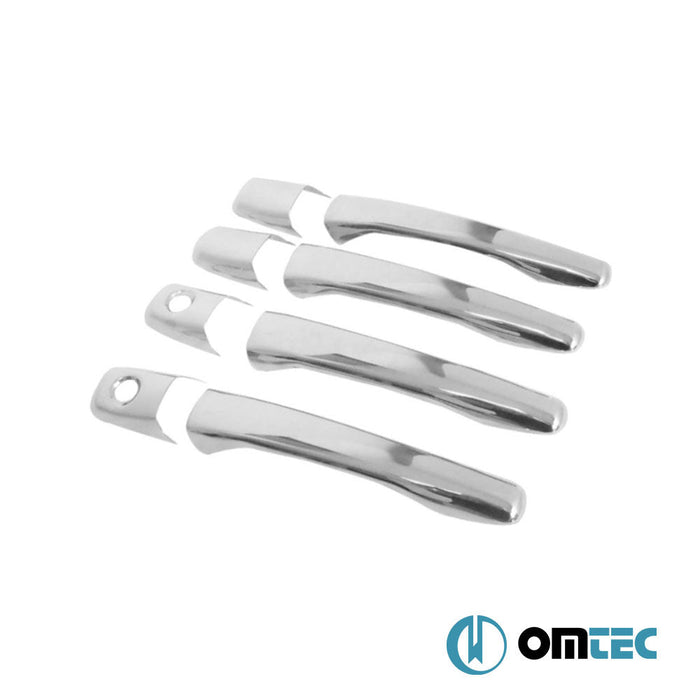 Kapı Kolu 4 Kapı 8 Prç. (H2) Paslanmaz Çelik (Parlak) - Mitsubishi Grandis - MPV I - (2003 - 2011)