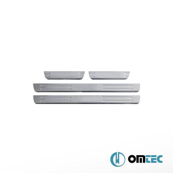 Line Kapı Eşiği 4 Prç. Paslanmaz Çelik (Parlak) - Mitsubishi Lancer - SD VI - (2000 - 2007)