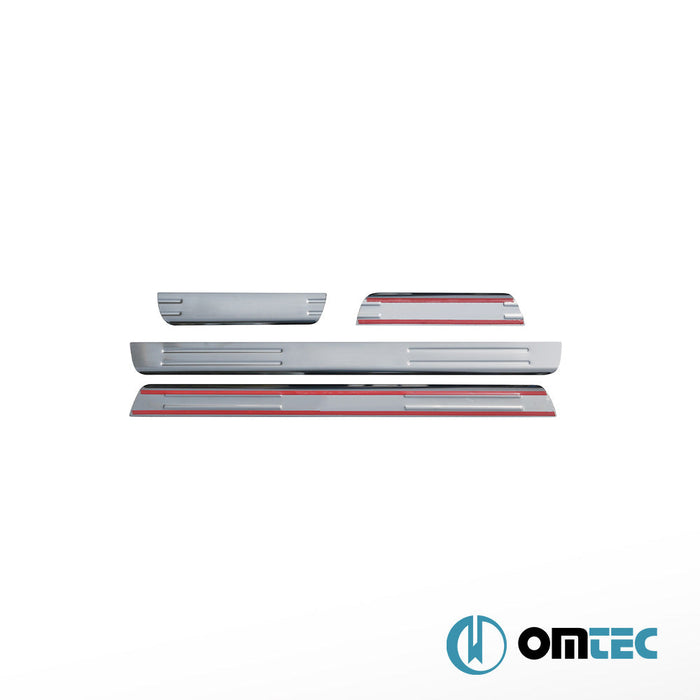 Line Kapı Eşiği 4 Prç. Paslanmaz Çelik (Parlak) - Mitsubishi Lancer - SD VI - (2000 - 2007)