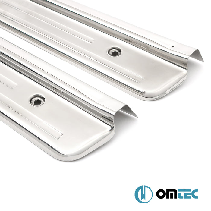 Line Kapı Eşiği 2 Prç. Paslanmaz Çelik - Mitsubishi L200 - PK KA/KB - (2005 - 2015)