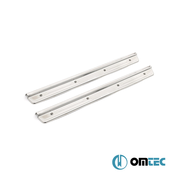 Line Kapı Eşiği 2 Prç. Paslanmaz Çelik - Mitsubishi L200 - PK KA/KB - (2005 - 2015)