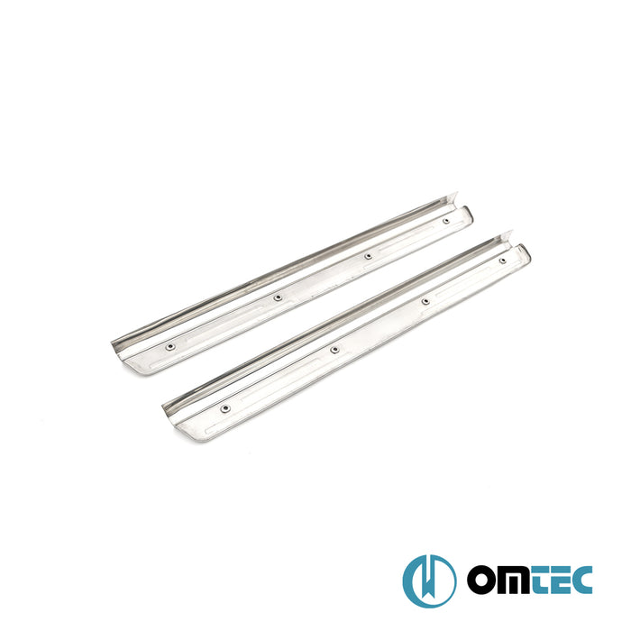 Line Kapı Eşiği 2 Prç. Paslanmaz Çelik - Mitsubishi L200 - PK KA/KB - (2005 - 2015)