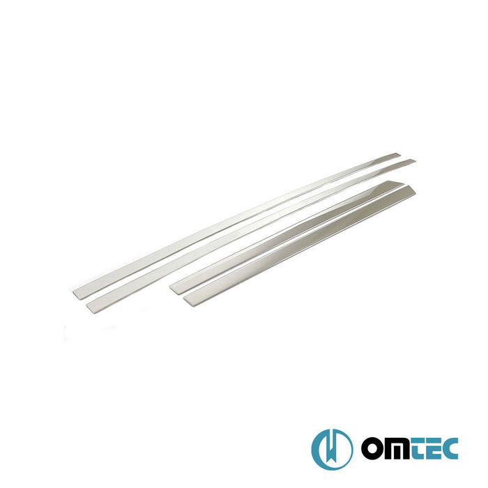 Yan Kapı Çıtası 4 Prç. Paslanmaz Çelik (Parlak) - Mitsubishi L200 - PK KJ/KK/KL FL - (2019 - )