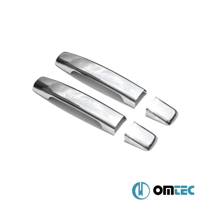 Kapı Kolu 2 Kapı 4 Prç. (S1) Paslanmaz Çelik (Parlak) (Keyless) - Nissan Altima - CP D32 - (2007 - 2012)