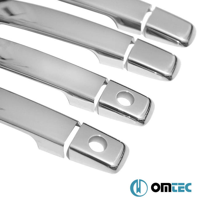 Kapı Kolu 4 Kapı 8 Prç. (H2) Paslanmaz Çelik (Parlak) - Suzuki Equator - PK I - (2006 - 2012)