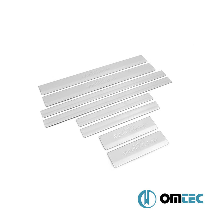 Edition Kapı Eşiği 8 Prç. Paslanmaz Çelik (Parlak) - Nissan Navara - PK D40 - (2005 - 2015)