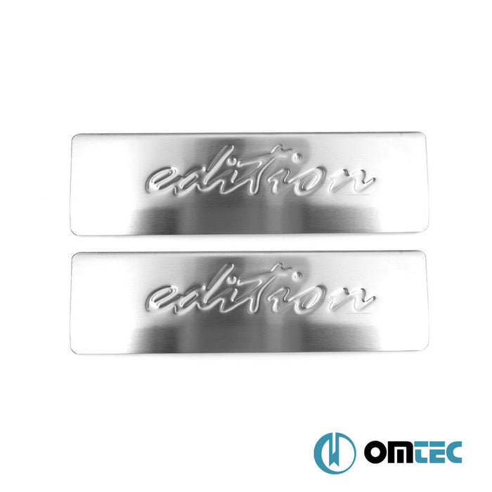 Edition Kapı Eşiği 8 Prç. Paslanmaz Çelik (Parlak) - Nissan Navara - PK D40 - (2005 - 2015)