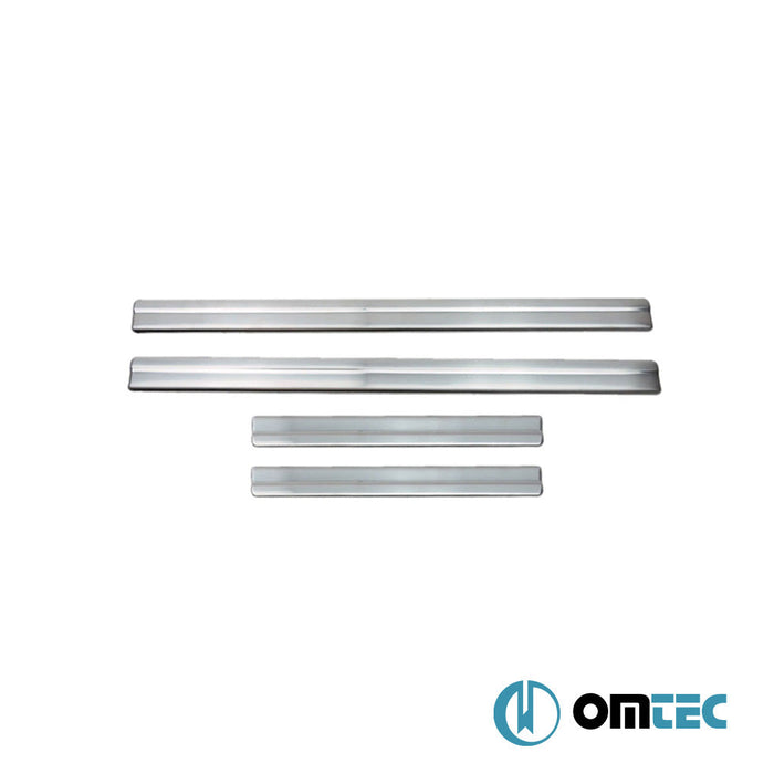 Norm Kapı Eşiği 4 Prç. Paslanmaz Çelik (Parlak) - Nissan Navara - PK D40 - (2005 - 2015)