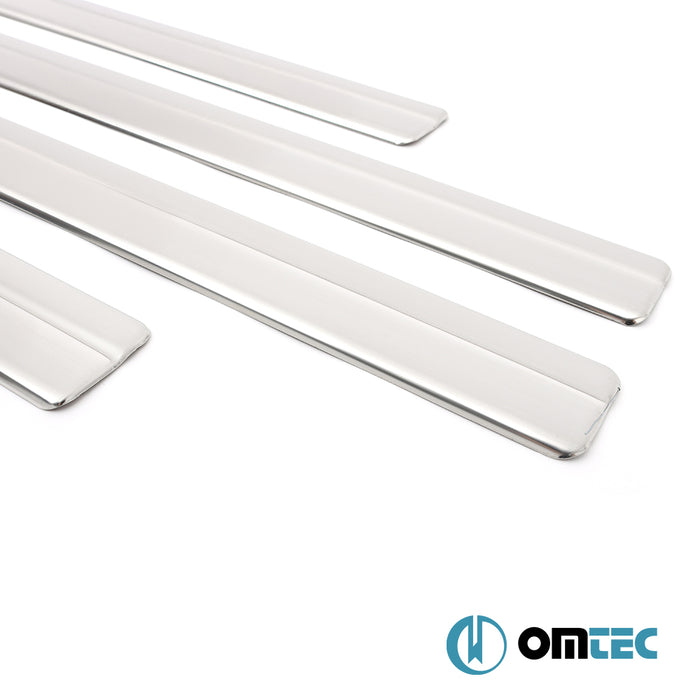 Line (Salomon) Kapı Eşiği 4 Prç. Paslanmaz Çelik - Nissan Navara - PK D40 - (2005 - 2015)