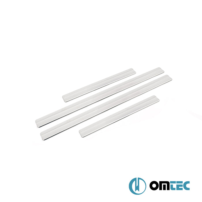 Line (Salomon) Kapı Eşiği 4 Prç. Paslanmaz Çelik - Nissan Navara - PK D40 - (2005 - 2015)