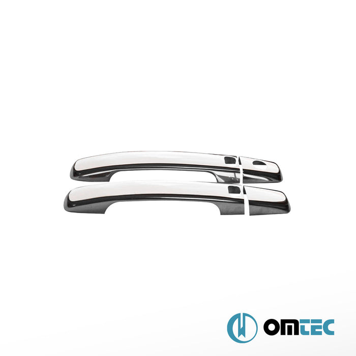 Kapı Kolu 2 Kapı 4 Prç. (H1S2) Paslanmaz Çelik (Parlak) (Keyless) - Nissan Pathfinder - SUV R51 - (2005 - 2012)