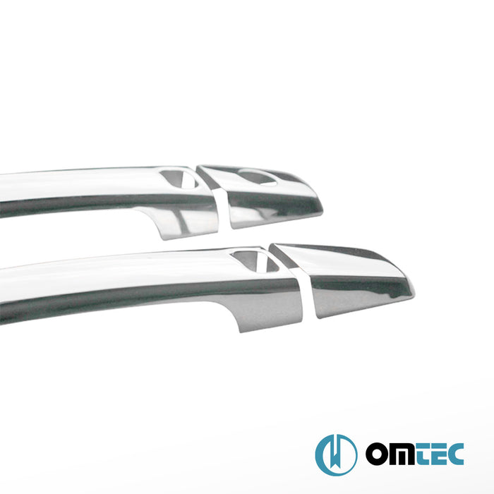 Kapı Kolu 2 Kapı 4 Prç. (H1S2) Paslanmaz Çelik (Parlak) (Keyless) - Nissan Pathfinder - SUV R51 - (2005 - 2012)