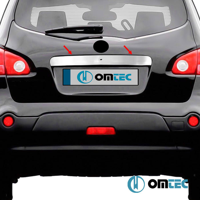 Bagaj Çıtası Paslanmaz Çelik (Sensörlü) (Taşlı) - Nissan Qashqai - SUV J10 - (2007 - 2014)
