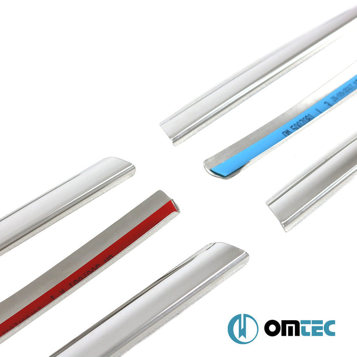 Ön Panjur 8 Prç. P.Çelik (Parlak) - Nissan Qashqai - SUV J10 - (2007 - 2014)