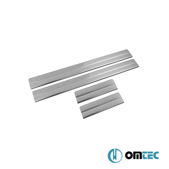 Line Kapı Eşiği 4 Prç.(Siyah) Paslanmaz Çelik - Nissan Qashqai +2 - SUV NJ10 - (2009 - 2014)