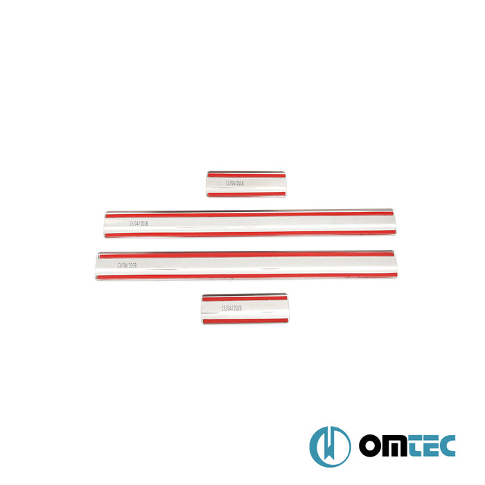 Pilot One Edition Kapı Eşiği 4 Prç. Paslanmaz Çelik - Nissan Qashqai - SUV J11 - (2014 - 2021)