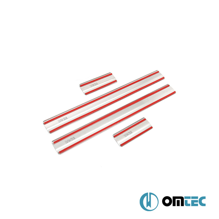 Pilot One Edition Kapı Eşiği 4 Prç. Paslanmaz Çelik - Nissan Qashqai - SUV J11 - (2014 - 2021)