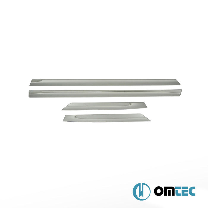 Yan Kapı Çıtası 4 Prç. Paslanmaz Çelik (Parlak) - Nissan Qashqai - SUV J10 - (2007 - 2014)