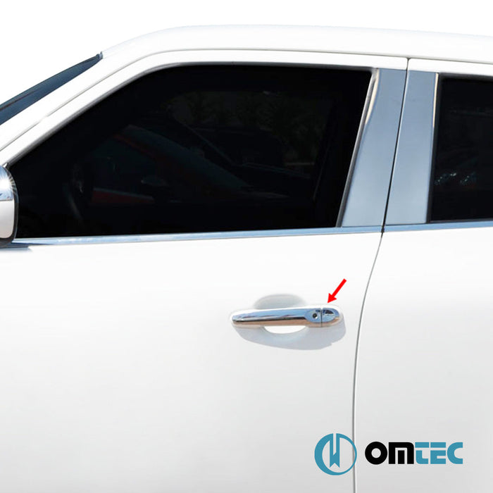 Kapı Kolu 4 Kapı 6 Prç. (H1) Paslanmaz Çelik (Parlak) - Nissan Juke - SUV F15 - (2011 - 2019)