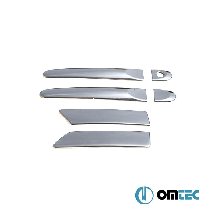 Kapı Kolu 4 Kapı 6 Prç. (H1) Paslanmaz Çelik (Taşlı) - Nissan Juke - SUV F15 - (2011 - 2019)