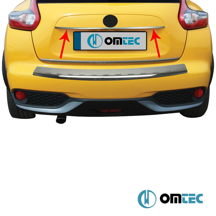 Bagaj Çıtası Paslanmaz Çelik (Taşlı) - Nissan Juke - SUV F15 - (2011 - 2019)