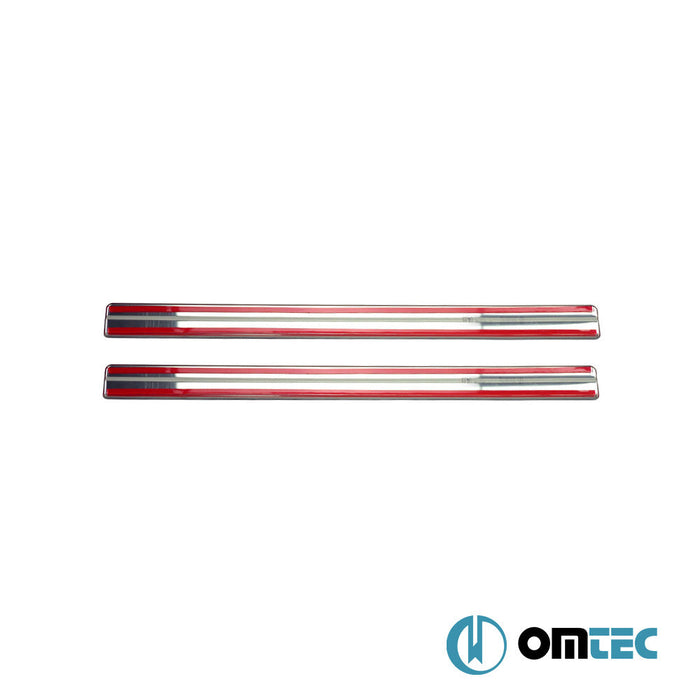 Line Kapı Eşiği 2 Prç. Paslanmaz Çelik (Parlak) - Nissan Juke - SUV F15 - (2011 - 2019)