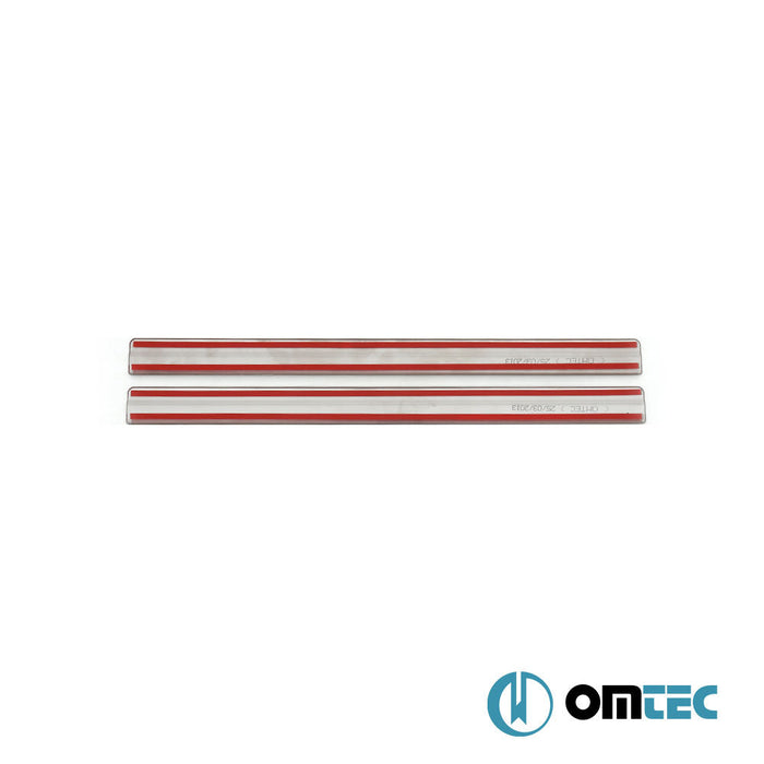 Line Kapı Eşiği 2 Prç. Paslanmaz Çelik (Taşlı) - Nissan Juke - SUV F15 - (2011 - 2019)