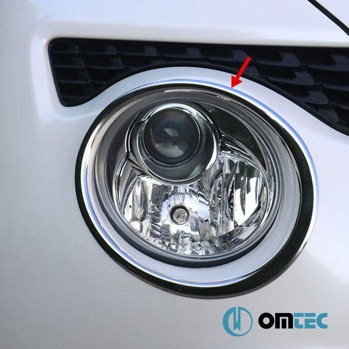 Far Çerçevesi 2 Prç. Paslanmaz (Parlak) - Nissan Juke - SUV F15 FL - (2014 - 2019)