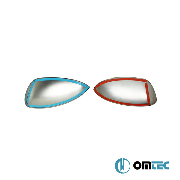 Ayna Kapağı 2 Prç. Paslanmaz Çelik (Taşlı) - Nissan Juke - SUV F15 PRE - FL - (2011 - 2014)