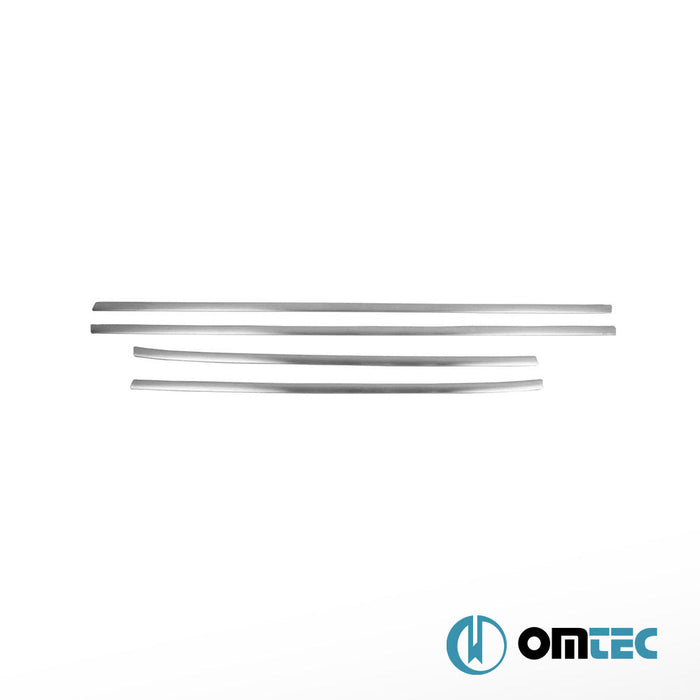 Cam Çıtası 4 Prç. Paslanmaz Çelik (Taşlı) - Nissan Juke - SUV F15 - (2011 - 2019)