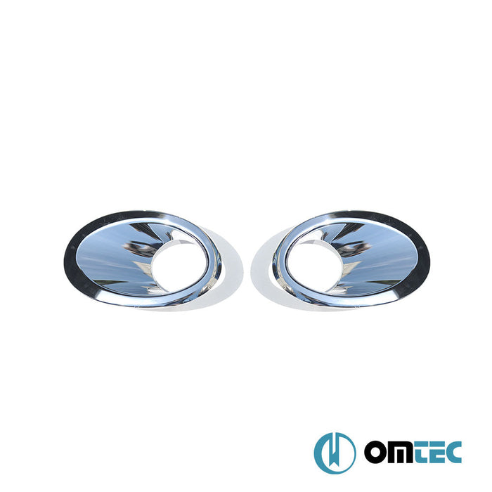 Sis Farı Çerçevesi 2 Prç. ABS Krom - Nissan Qashqai - SUV J10 FL - (2010 - 2014)